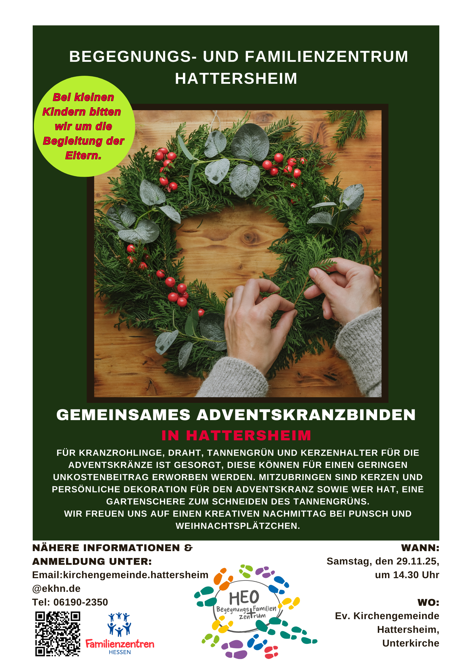 Adventskranzbinden