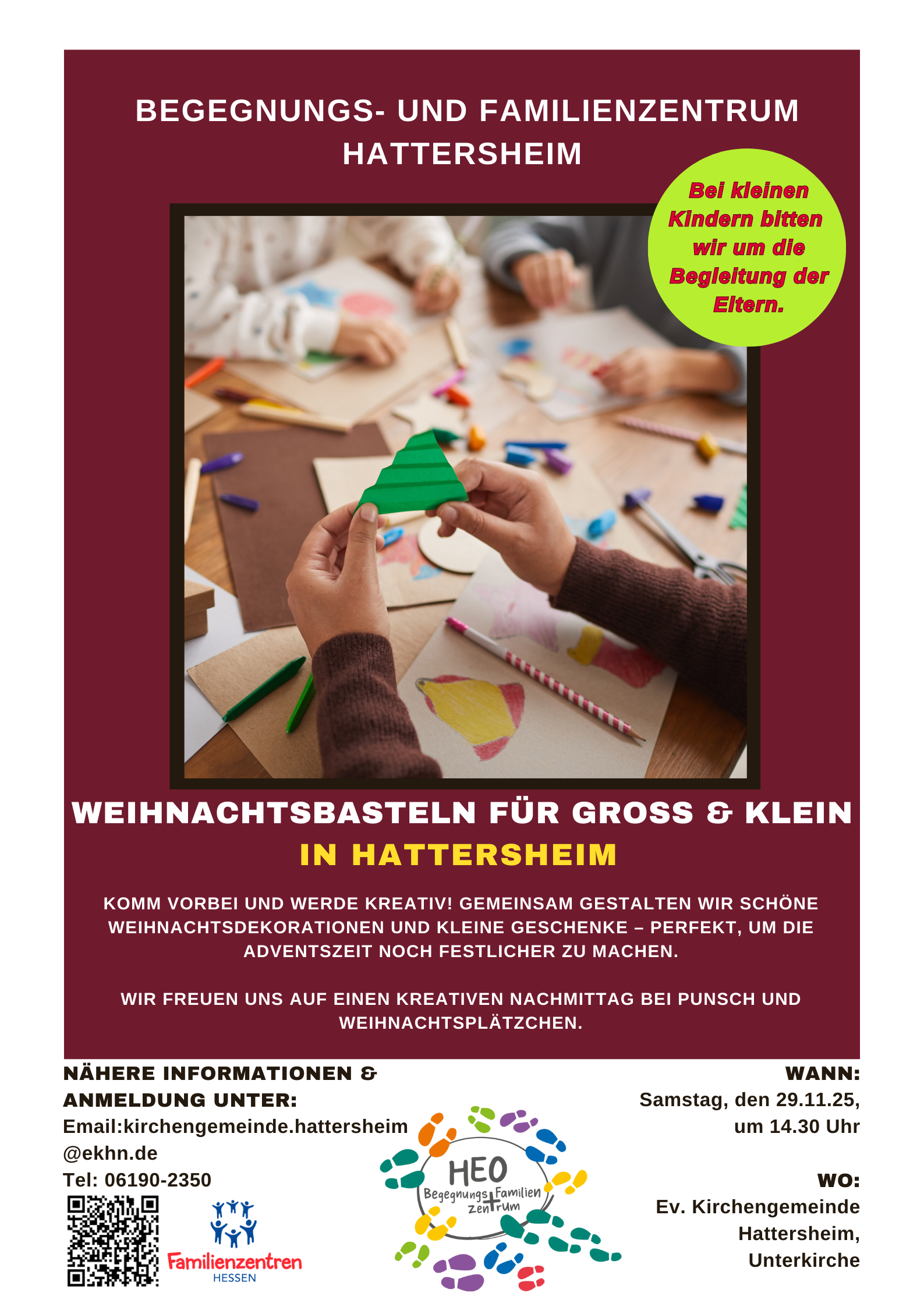 Weihnachtsbasteln für Gross & Klein Weihnachtsbasteln für Gross & Klein