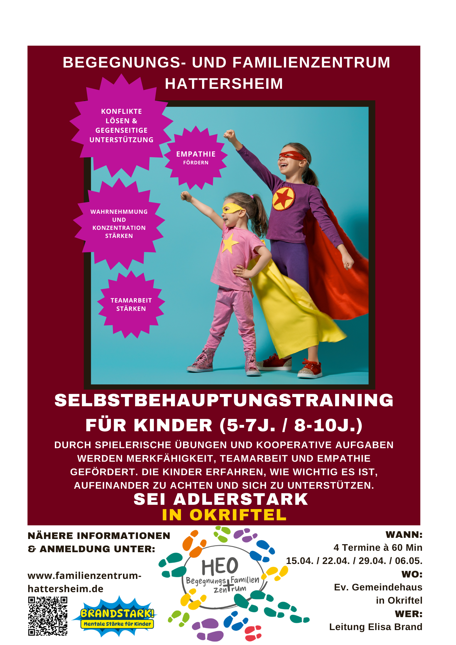 Adlerstark Selbstbehauptungstraining für Kinder